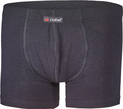 Produktbild von Herren Boxershorts mit Flachnähten dünn Outlast® - schwarz, M