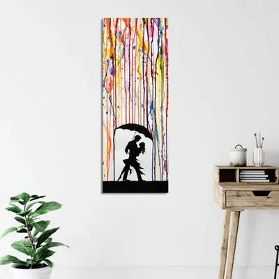 Productafbeelding van Wallity, model PC327-WRZ1315, Bunt, canvasprints, 30 x 80 cm, 50% katoen / 50% polyester