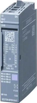 Zdjęcie produktu dla Siemens 6ES7134-6FF00-0AA1, Analogowy, System zasilania, Wielobarwny, 39 g, 70 mm, 25 mm