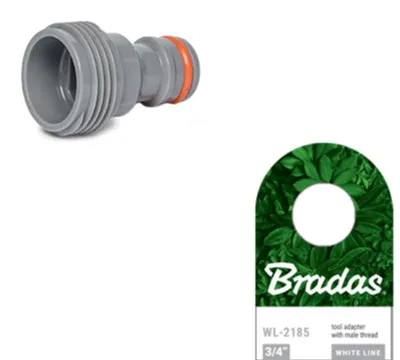 Immagine prodotto di Adattatore per rubinetto 3/4'' BRADAS filettatura maschio
