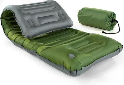 Produktbild von Famanu Luftmatratze selbstaufblasend - Dicke Schlafmat für Camping und Trekking mit Kissen