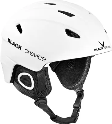 Produktbild von BLACK CREVICE Ski-& Snowboardhelm - Modell KITZBÜHEL | Farbe: White/Black | Größe: S