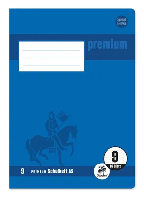 Obrázek produktu pro Staufen® 734010309 Cvičebnice Premium Lineatur 9 linkovaný vnější okraj