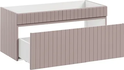 Produktbild von Waschtischunterschrank 100 cm Softclose-Auszug IRAKLIO-56-ROSE altrosa B/H/T ca. 100/46/45,6 cm