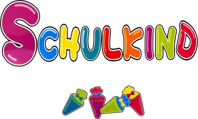 Produktbild von Oblique Unique Bügelbild Schulkind + Zuckertüten Aufbügelbild für Schuleinführung Einschulung Mädchen und Jungs