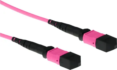 Image de ACT 3 mètres de câble patch multimode 50/125 OM4 polarité A avec connecteurs MTP femelle