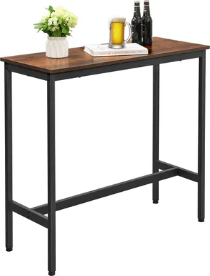 Produktbild von VASAGLE Bartisch Küchentisch Bistrotisch, 100x40x90cm/120x40x100 cm,10+12X