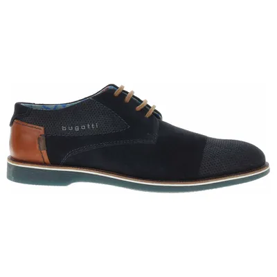Zdjęcie produktu dla bugatti 312-64702-1400 Melchiore - męskie buty biznesowe - 4100-ciemnoniebieski, rozmiar:45 EU