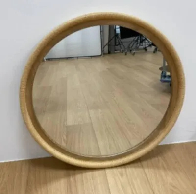 Produktbild von Spiegel Laia D81,5cm Karamellbraun