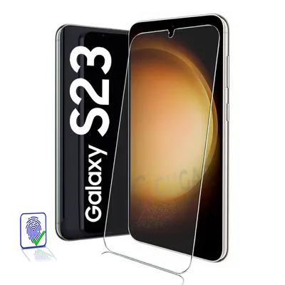 Produktbild von Für Samsung Galaxy S23 5G - Panzerglas - Vollkleber! Panzerfolie Schutzglasfolie Displayschutzglas Echt Glas Schutz Folie Display Glasfolie 9H - 1 Stück