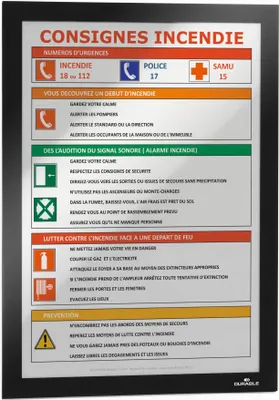 Zdjęcie produktu dla DURABLE Ramka informacyjna DURAFRAME® SUN A4, Czarny, 484101, 2 Szt.