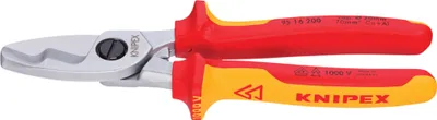 Image de Knipex Kabelscheren mit Doppelschneide - Cisailles pour câbles - 20 cm
