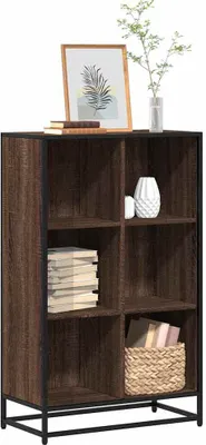 Immagine prodotto di Maison Exclusive - Libreria effetto rovere marrone 65,5x33x107,5 cm Materiale ligneo