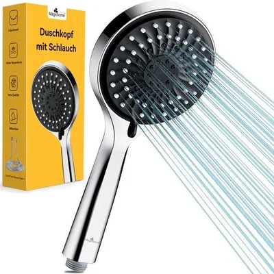 Obrázek produktu pro Sprchová hlavice šetřící vodu s 5 režimy proudu, vysokotlaká sprchová hlavice, ruční sprchová hlavice, velká sprchová hlavice typu spa