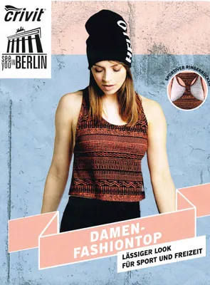 Produktbild von Crivit Damen Fashiontop Koralle S