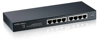 Zdjęcie produktu dla Zyxel GS1900-8, Zarządzany, Gigabit Ethernet (10/100/1000)