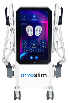 Produktbild von Körperformung Abnehmgerät - EMS RF Muskelstimulationsgerät - 4 RF-Handstücke - Fettreduktion & Muskelaufbau - Tragbares Tischgerät - Für Kosmetikstudio 110 V