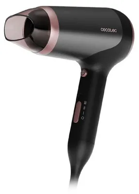 Immagine prodotto di Cecotec Asciugacapelli pieghevole IoniCare Power&Travel Nero. 2400W, Motore DC, Vera tecnologia ionica, Compatto, Aria fredda