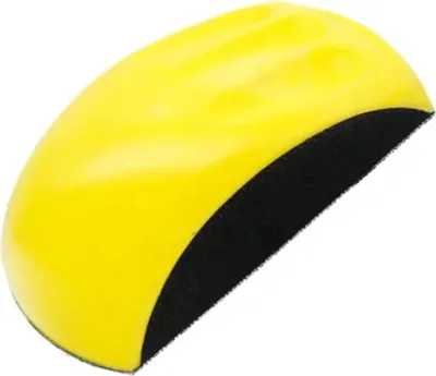Produktbild von Trade-Shop Klett Schleifklotz / Schleifblock / Handschleifblock für 125mm Schleifscheiben Exzenterscheiben Schleifteller mit Klettverschluss