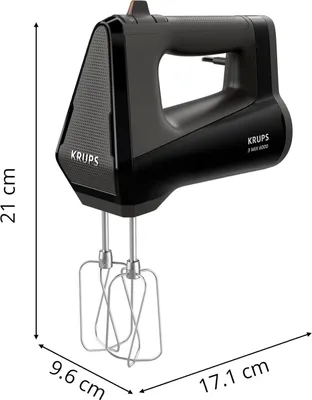 Produktbild von Handmixer 3MIX 6000 GN6028 (schwarz, 600 Watt)