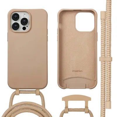 Immagine prodotto di imoshion Cover posteriore colorata con catena rimovibile per cellulare e MagSafe iPhone 14 Pro Max - Nude