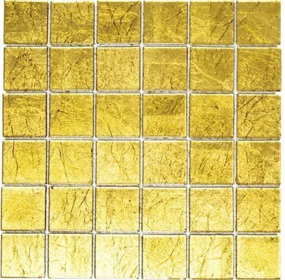 Produktbild von Glasmosaik XCM 8GO25 gold 30x30 cm
