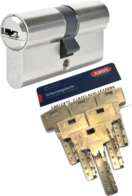 Produktbild von ABUS Bravus.4000 Doppelzylinder mit BZD u. N+G, Länge (a/b) 35/40mm (c=75mm), mit 6 Schlüssel, nach DIN EN1303, Angriffswiderstandsklasse D, RC2/RC3 Level geeignet