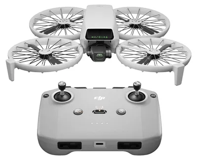 Obrázok produktu pre DJI Flip, 4 rotory/rotorov, 48 MP, 3840 x 2160 px, 16 m/s, 3110 mAh, Čierna, Biela