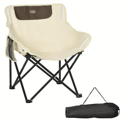 Produktbild von Faltbarer Campingstuhl - Klappstuhl - Gartenstuhl - Strandstuhl - Outdoor-Stuhl - Stahlrahmen
