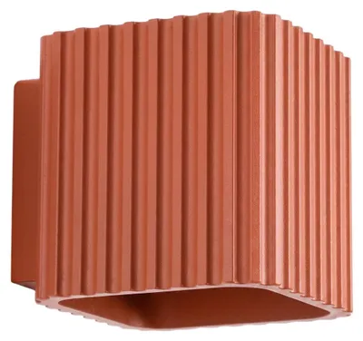 Immagine prodotto di Applique RIFF ocra rossa G9 1xG9 8W alluminio 10x12x10cm Sollux Lighting