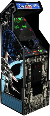 A Star Wars themed arcade cabinet.