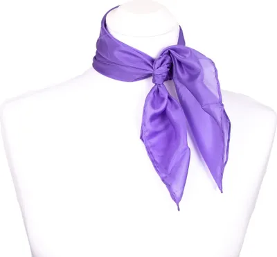 Produktbild von Nickituch Seidentuch violett lila flieder Seide 55x55cm