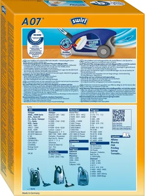 Produktbild von Staubsaugerbeutel A 07 mit MicroporPlus-Filter VE=3x4 Stück