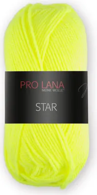 Produktbild von Pro Lana Star 50g (82) neongelb