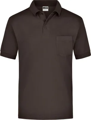 Produktbild von Klassisches Piqué Polohemd mit Brusttasche brown, Gr. XXL