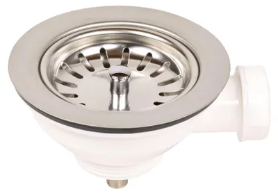 Produktbild von VARIOSAN Spülen-Siebkorbventil 10988, 1 1/2", Ø 114 mm, Edelstahl