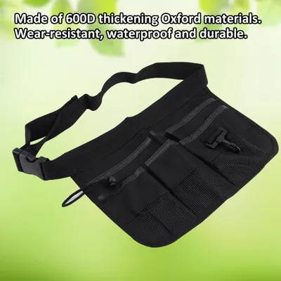 Image de Poche à outils pour électriciens avec de nombreuses poches, sac de ceinture polyvalent, ceinture renforcée (noir)