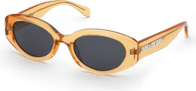 Zdjęcie produktu dla Zadig&Voltaire SZV422 06DD PRZEZROCZYSTY POMARAŃCZOWY BŁYSZCZĄCY 53/20/140 Okulary przeciwsłoneczne dla kobiet