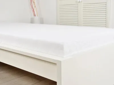 Zdjęcie produktu dla Prześcieradło bawełniane DELUXA 145x245 cm białe