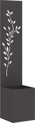 Immagine prodotto di vidaXL Telo frangivista da giardino Floral Nero 32 x 32 x 150 cm