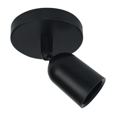 Image de Spot LED mural et plafonnier SOLIS noir 7 W GU10 540 lm blanc chaud 2700 K orientable