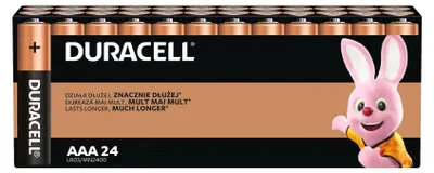 Immagine prodotto di Duracell Batteries Basic AAA/LR3 Blister of 24 pieces