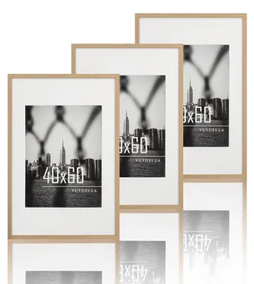 Obrázek produktu pro Sada tří fotorámečků, rozměr 40x60 cm, dřevěný rám