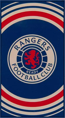 Produktbild von Rangers FC - Badetuch, Wappen TA10061 (140 cm x 70 cm) (Blau/Weiß/Rot)
