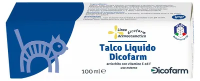 Immagine prodotto di Dicofarm Talco Liquido 100 Ml