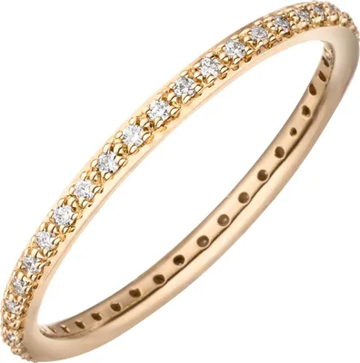 Produktbild von Ring Memoryring aus 585 Gold Gelbgold mit 37 Diamanten Brillanten 0,18 Ct W-si Innenumfang 52mm  Ø16.6mm