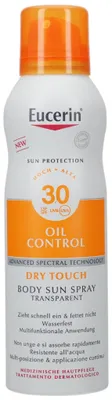 Produktbild von EUCERIN Sun Oil Control Body Transp.Aerosol LSF 30 200ml PZN 18110226