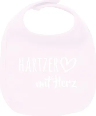 Produktbild von Huuraa Unisex Babylatz Hartzer mit Herz Geschenk Babypink  Baumwolle Hartzer Mitbringsel
