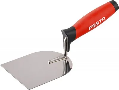 Immagine prodotto di Cucchiaio per ingrassaggio in acciaio inox FESTA manico in gomma 120 mm