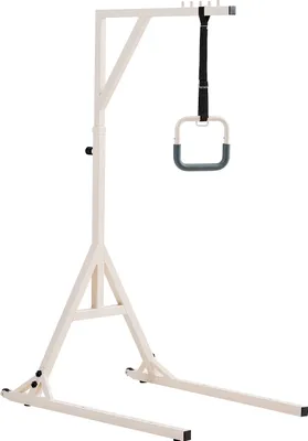 A medical lift device with a handle for assisting patients.